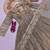 Nude fendy silk embroidered sequince work anarkali kurta set
