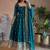 Rama fendy silk embroidered sequince work anarkali kurta set