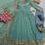 Seagreen fendy silk embroidered sequince work anarkali kurta set