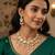gold plated kundan choker set