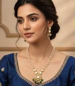 long pearl strand necklace set