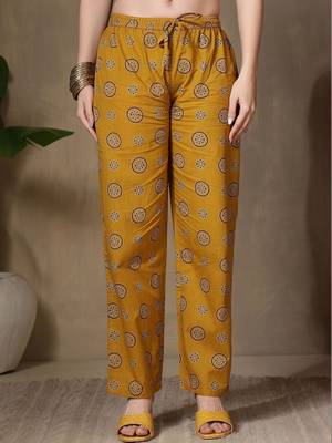 Women Ethnic Motifs Printed Empire Pure Cotton Kurta with Trousers & With Dupatta 5