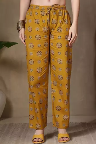 Women Ethnic Motifs Printed Empire Pure Cotton Kurta with Trousers & With Dupatta