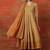 Chevron Printed V Neck Angrakha Anarkali Pure Cotton Kurta With Palazzos & Dupatta