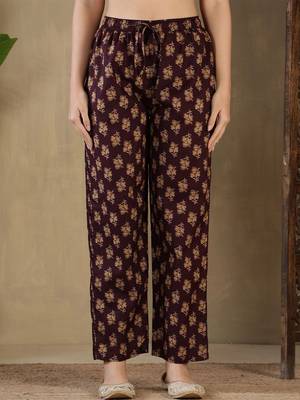 Women Floral Printed Empire Sequinned Pure Cotton Kurta with Trousers & With Dupatta 4