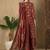 Women Ethnic Motifs Printed Empire Sequinned Pure Cotton Kurta with Trousers & With Dupatta