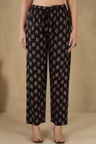 Women Floral Printed Empire Pure Cotton Kurta with Trousers & With Dupatta