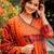 Women Ethnic Motifs Printed Angrakha Pure Cotton Kurta with Trousers & With Dupatta