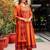 Women Ethnic Motifs Printed Angrakha Pure Cotton Kurta with Trousers & With Dupatta
