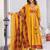 Women Ethnic Motifs Printed Angrakha Pure Cotton Kurta with Trousers & With Dupatta