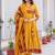 Women Ethnic Motifs Printed Angrakha Pure Cotton Kurta with Trousers & With Dupatta