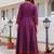 Women Ethnic Motifs Printed Angrakha Pure Cotton Kurta with Trousers & With Dupatta