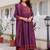 Women Ethnic Motifs Printed Angrakha Pure Cotton Kurta with Trousers & With Dupatta