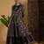 Floral Printed Anarkali Pure Cotton Kurta With Palazzos And Dupatta