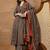 Printed Pure Cotton V-Neck Kurta & Palazzos With Dupatta