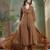 Printed Pure Cotton V-Neck Kurta & Palazzos With Dupatta