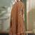 Printed Pure Cotton V-Neck Kurta & Palazzos With Dupatta