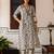 Women Floral Printed Sequinned Pure Cotton Kurta with Palazzos & Dupatta Kurta Sets