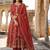 Women Ethnic Motifs Printed Panelled Gotta Patti Pure Cotton Kurta with Trousers & With Dupatta