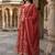 Women Ethnic Motifs Printed Panelled Gotta Patti Pure Cotton Kurta with Trousers & With Dupatta