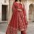 Women Ethnic Motifs Printed Panelled Gotta Patti Pure Cotton Kurta with Trousers & With Dupatta