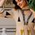 Women Printed Regular Thread Work Pure Cotton Kurta with Trousers & With Dupatta