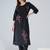 Women Floral Embroidered Regular Thread Work Kurta with Trousers