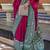 Pink Elora woven designed patola silk blend saree.