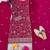 Georgette pink embroidered palazzo set