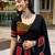 navratri special ajrakh printed rayon lehenga choli with gota patti lace - free size