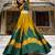 navratri special ajrakh printed rayon lehenga choli with gota patti lace - free size
