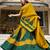 navratri special ajrakh printed rayon lehenga choli with gota patti lace - free size