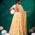 Navratri Special Floral Printed Tabby Silk Stitched Free Size Lehenga Choli