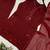 maroon color sequence embroidery and mirror work chanderi salwar suit