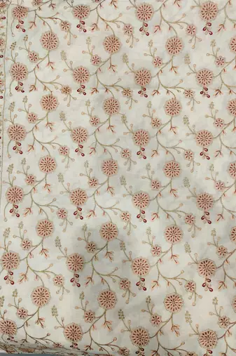 Beige color jodhpuri with maroon color touchup embroidery for men designer bandhgala ethnic wear