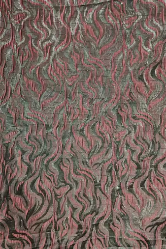 Wine & black soft sequence jacquard jodhpuri for men