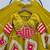 Mustard Heavy Miror Hand Work & Readymade lace Cotton Lahenga Top
