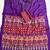 Purple Color Printed And Mirror Work Silk Blend Saree