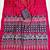 Rani Pink Color Printed And Mirror Work Silk Blend Saree