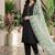 light green color sequence embroidery work silk blend salwar suit