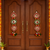 handmade multicolour square chudi ganesh ji satiya shubh labh hanging decorations for home decor hanging (pack of 2)