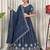 Designer Navy Blue Dori & Thread Work Festive Wear Lehenga Choli Set