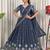 Designer Navy Blue Dori & Thread Work Festive Wear Lehenga Choli Set