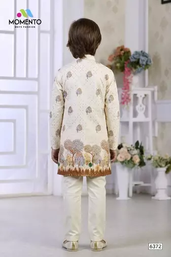 off white floral traditional festive wear momento fashions