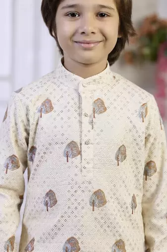 off white floral traditional festive wear momento fashions