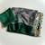 Green Color Printed And Mirror Work Silkm Blend Saree