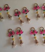 handmade multicolour hanging for decoration hanging toran for home decor (pack of 2)