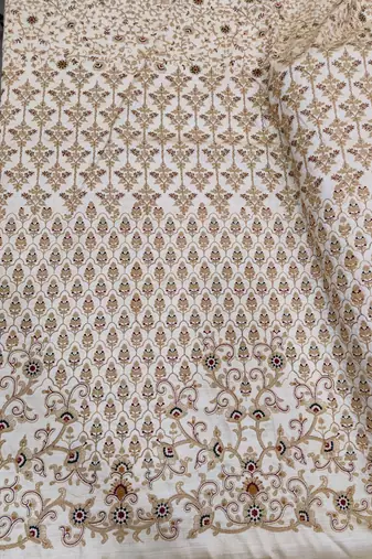 Golden color traditional embroidery jodhpuri for men