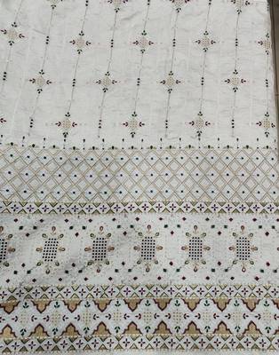 Aesthetic white color daman embroidery jodhpuri for men designer bandhgala ethnic wear 3