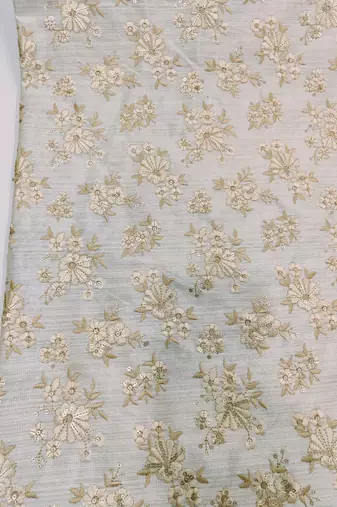 Beige color traditional sequence jodhpuri for men